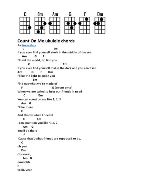 count on me ukulele tutorial.